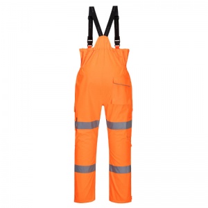 Portwest S594 Waterproof Orange Bib and Brace